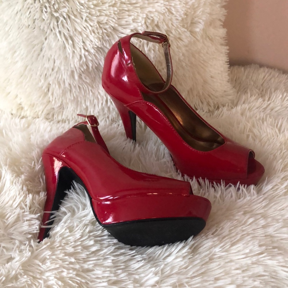 red high heels